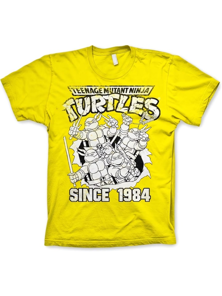T-Shirt in Gelb
