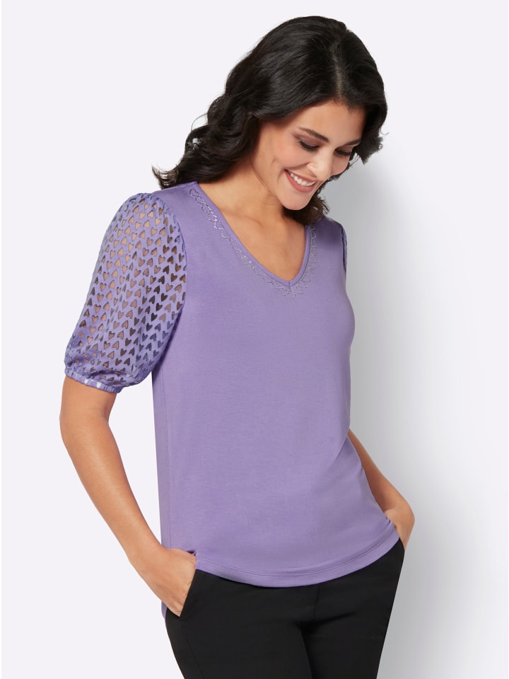 Shirt in lavendel