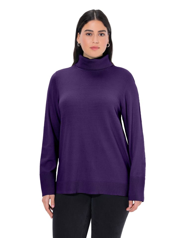 Pullover in tiefes violett