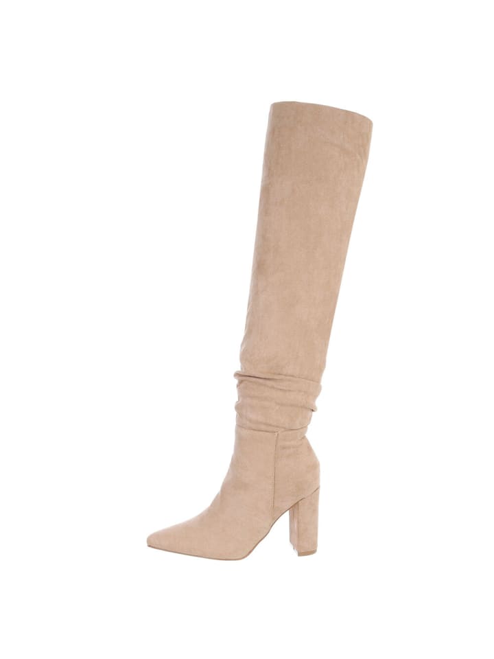 Stiefel in Beige