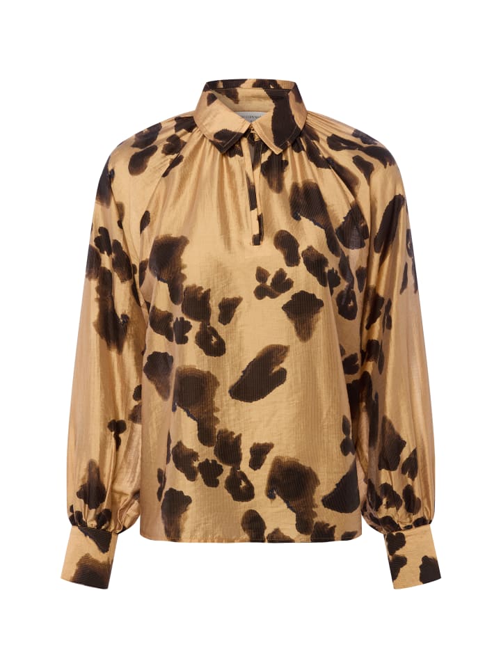 Bluse MSCHNilla in Messing schoko - 0001