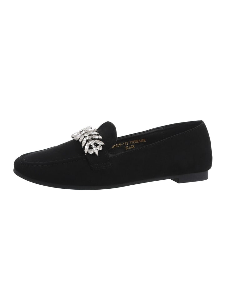 Halbschuh in Schwarz