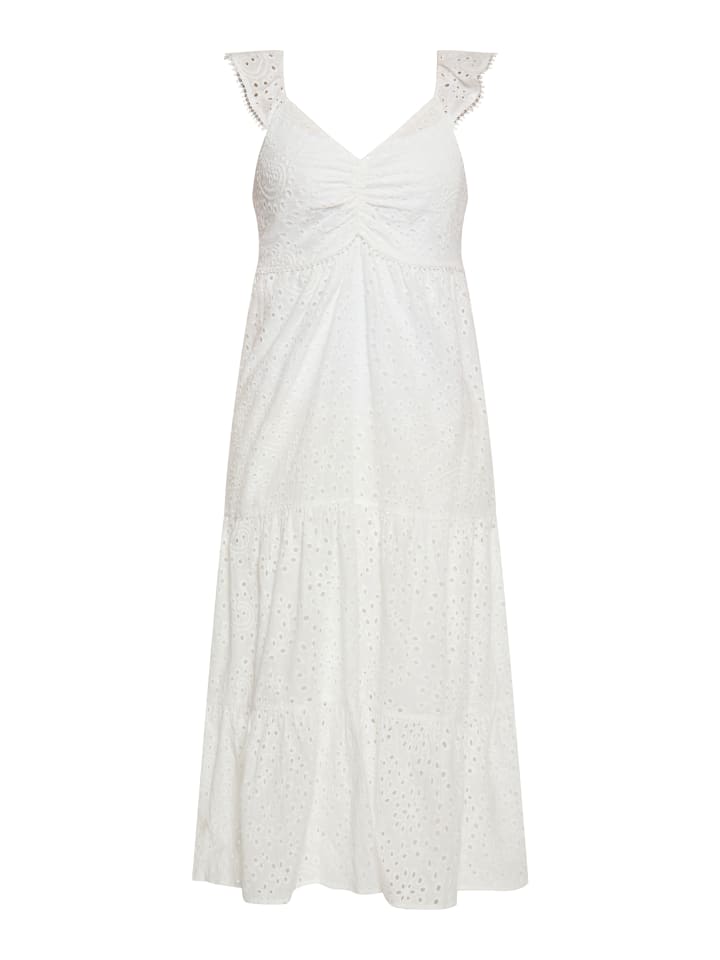Damen Kleid in Wollweiss