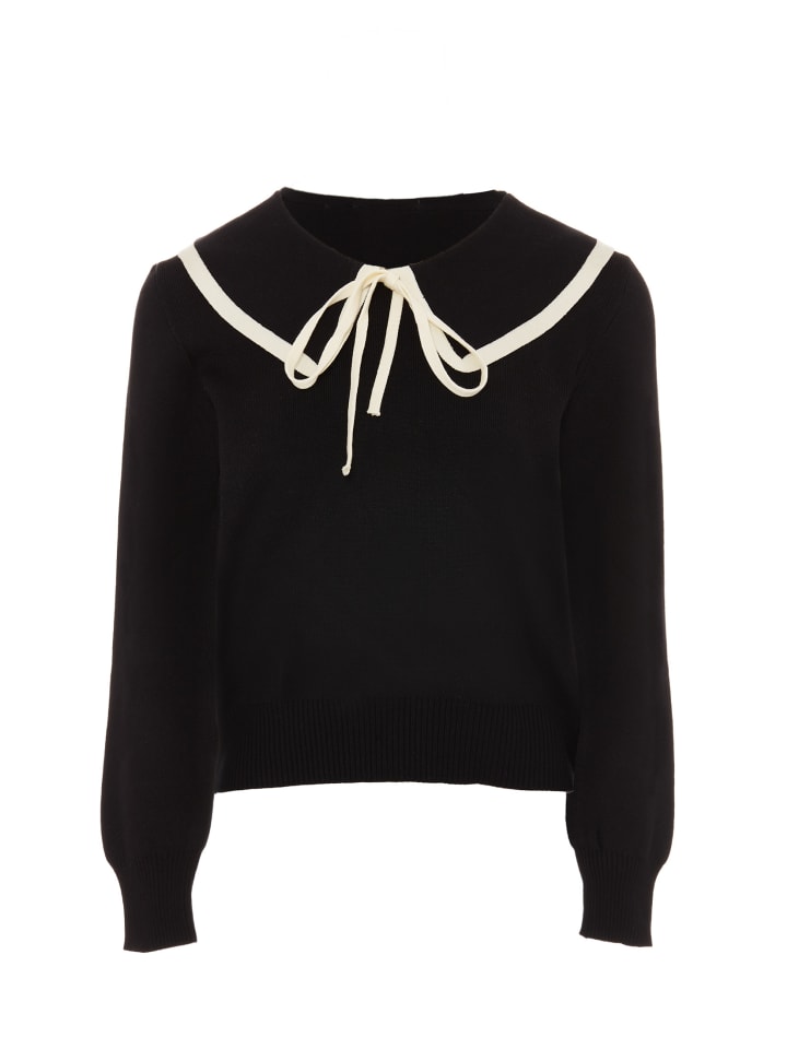 Damen Strickpullover in Schwarz
