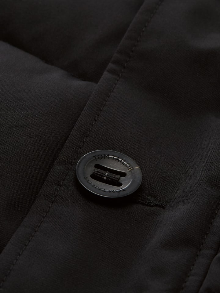 Steppjacke in schwarz