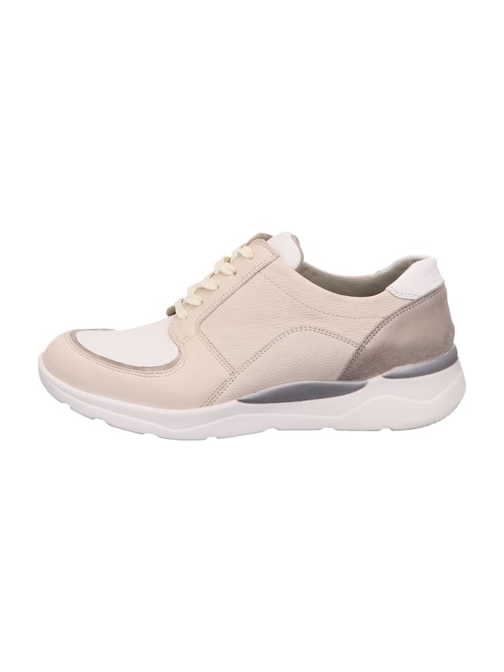 Komfort Schnürschuhe in Weiß