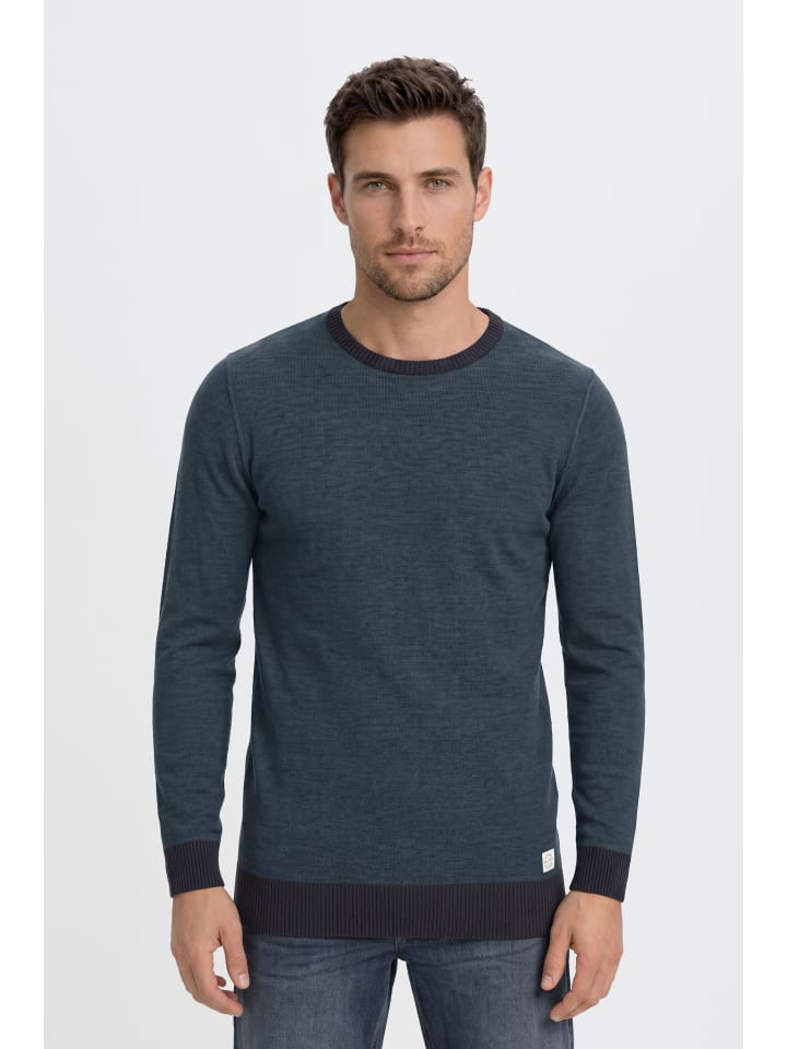 Strickpullover BHNathan in Blau