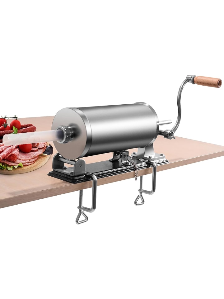 2,7L Wurstfüller manuell in Silber