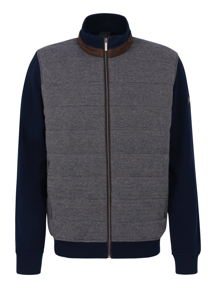 Sweatjacke in marine