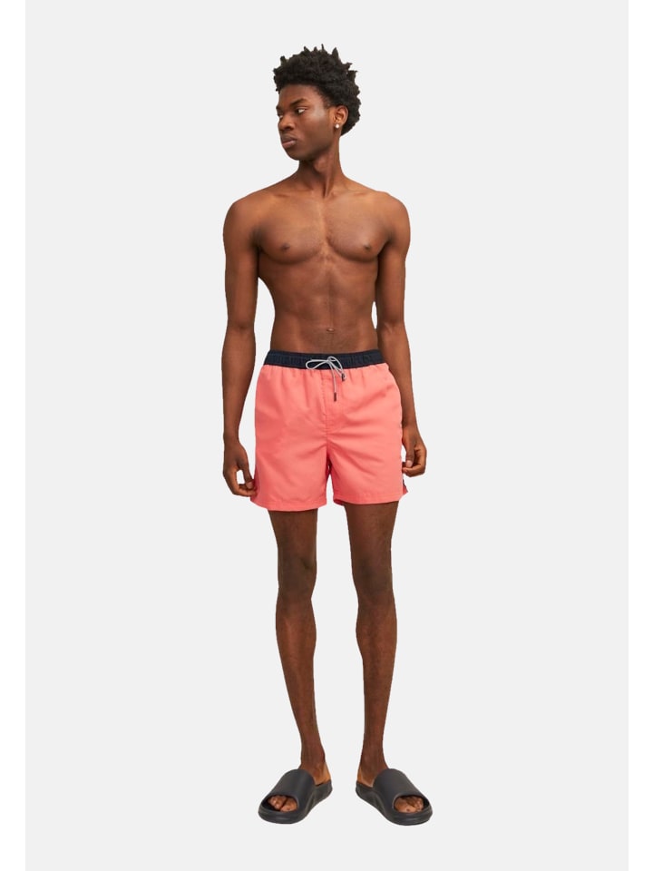 Bade-Shorts 'Fiji Black Tape' in rosa