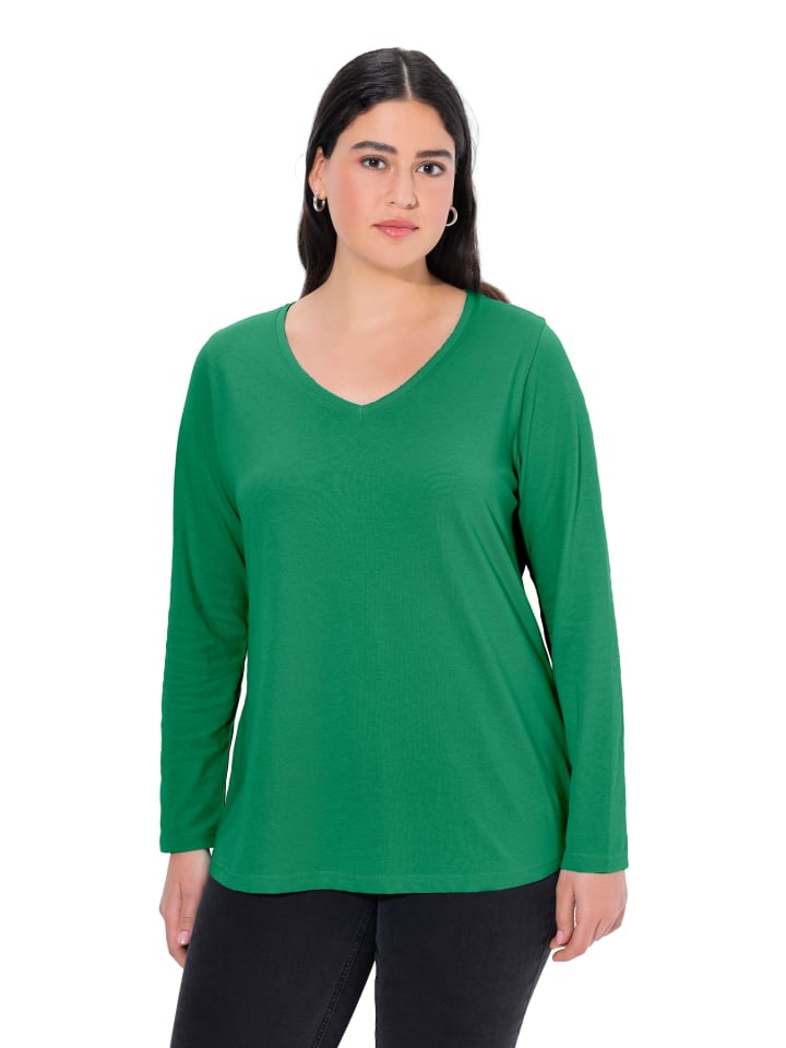 Shirt in smaragdgrün