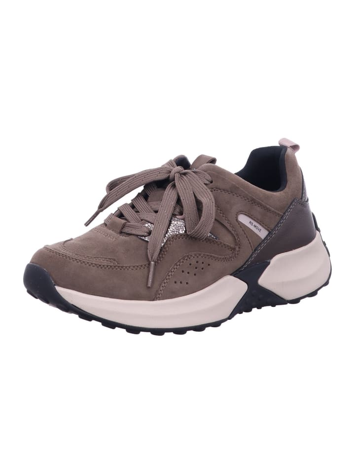 Lowtop Sneaker in Braun