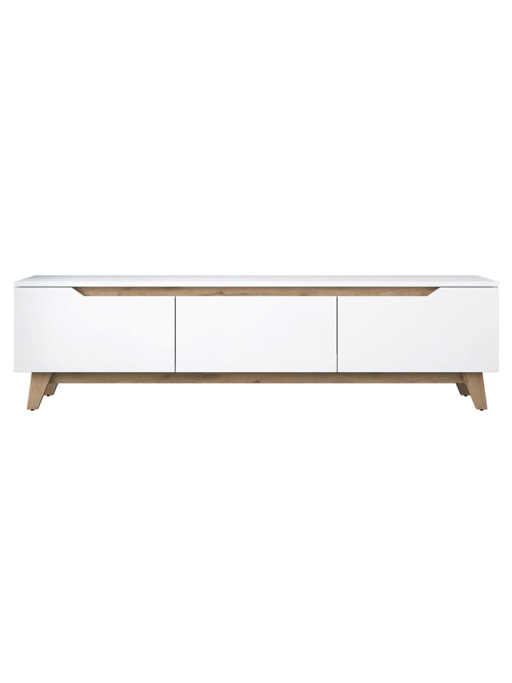 TV-Möbel D1 - 2472 in Weiß - (W)180 x (H)48,6 x (L)35 cm