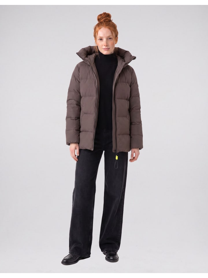 Jacke LINDA in DARK TAUPE