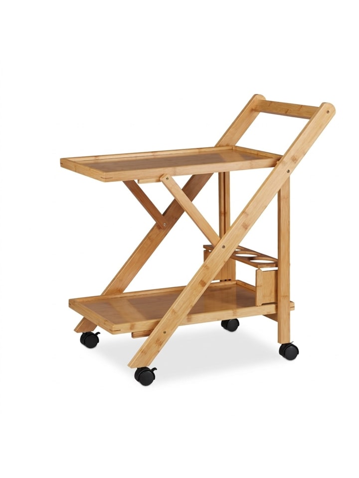 Küchenwagen in Natur - (B)40,5 x (H)70 x (T)65 cm
