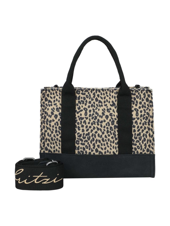 Izzy09 Limited Cheetah Camel Handtasche 26 cm cheetah camel
