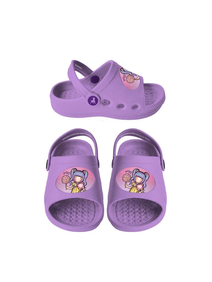 Gorjuss Sandalen für Kinder – Stylische Sommerschuhe für Strand in lila