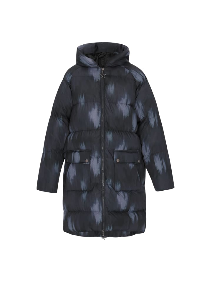 Women Coat in GREY MULTICOLOR