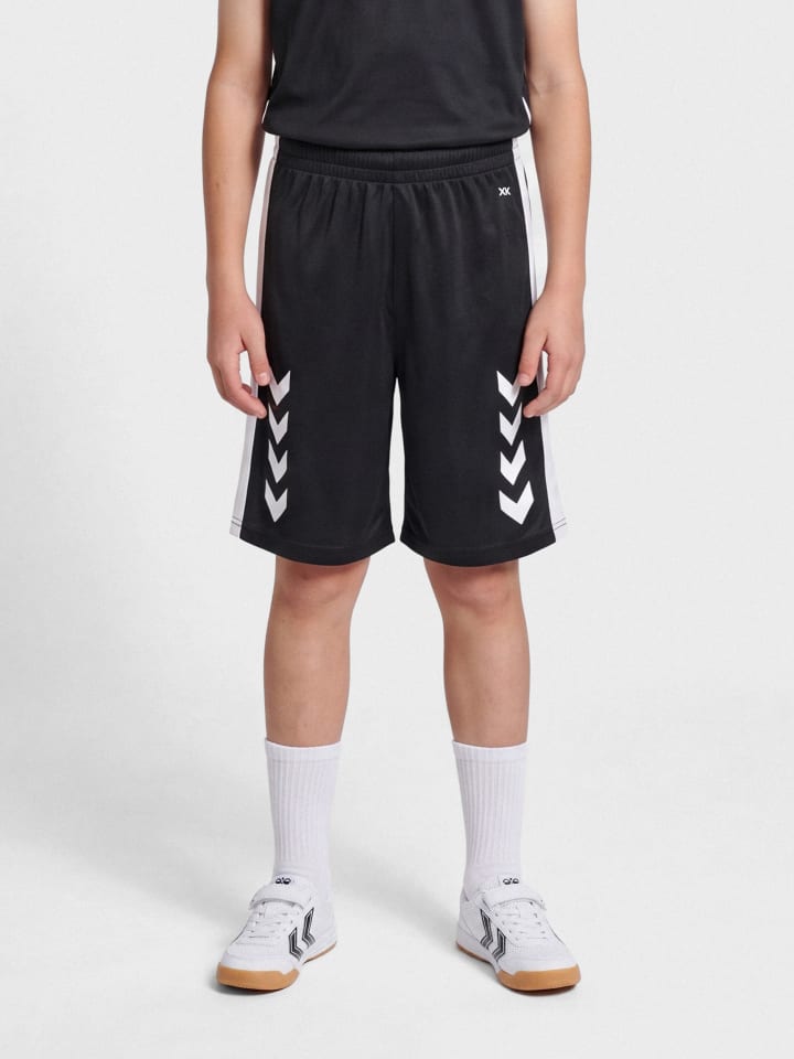 Verstellbare Taille Kurze Hose Hmlcore Kinder in BLACK