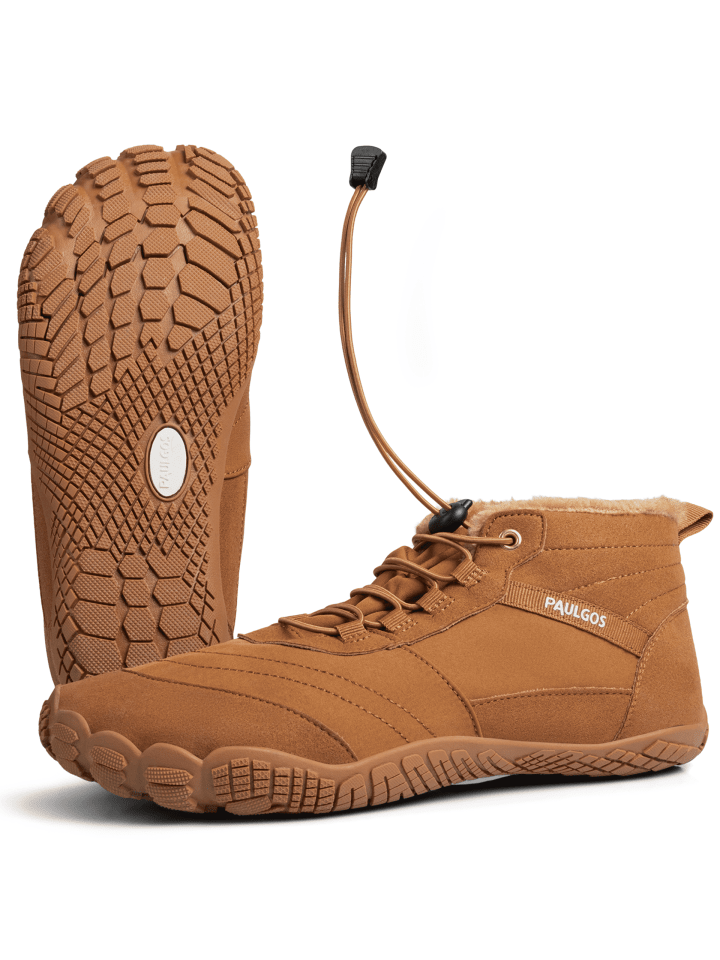 Winterbarfußschuhe, unisex, Größe 37-47 in 3 Farben in Braun