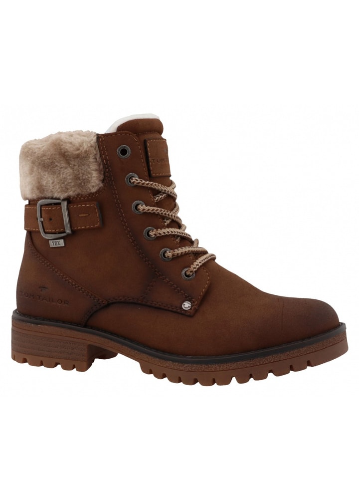 Schnürstiefel in Braun