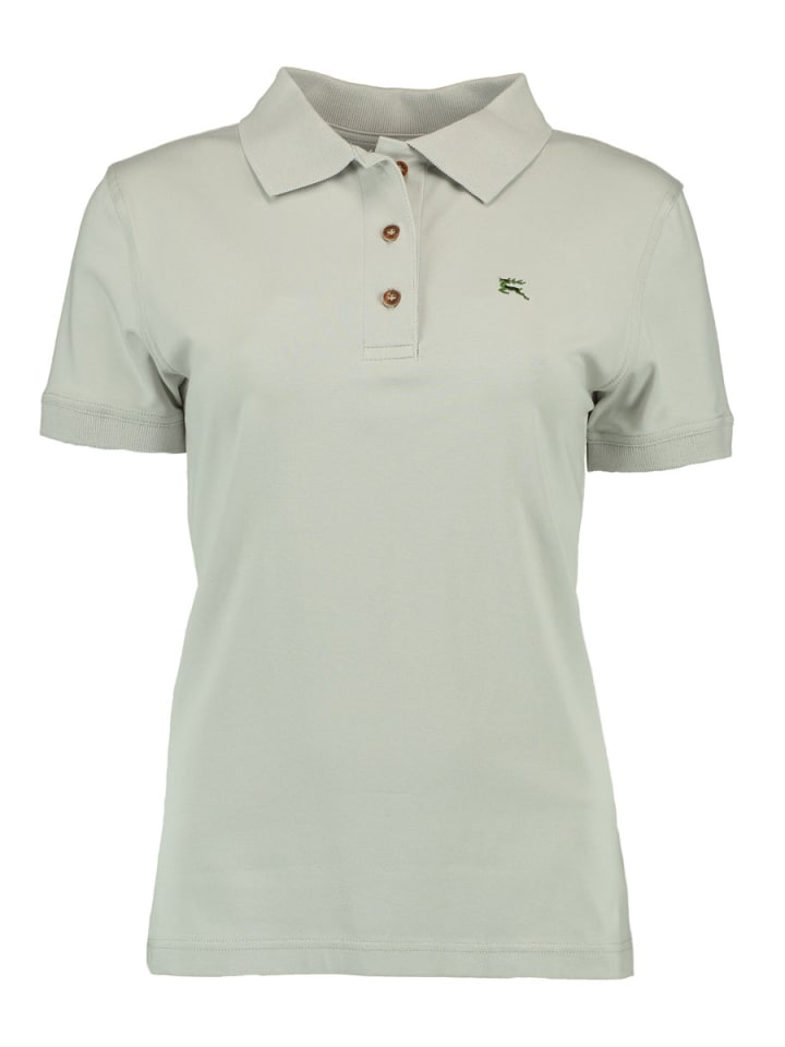 Poloshirt Laukas in mittelgrau