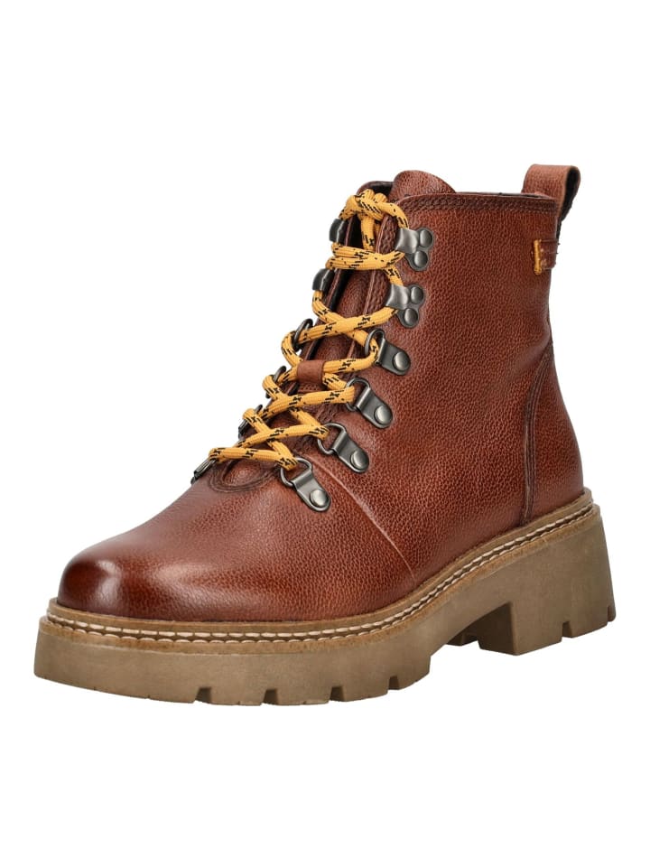 Stiefelette Cognac