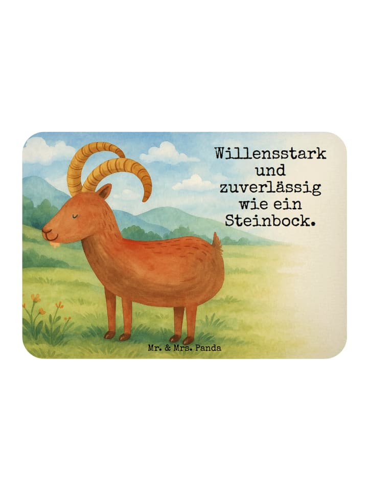 Kühlschrankmagnet Sternzeichen Steinbock Design... in Weiß
