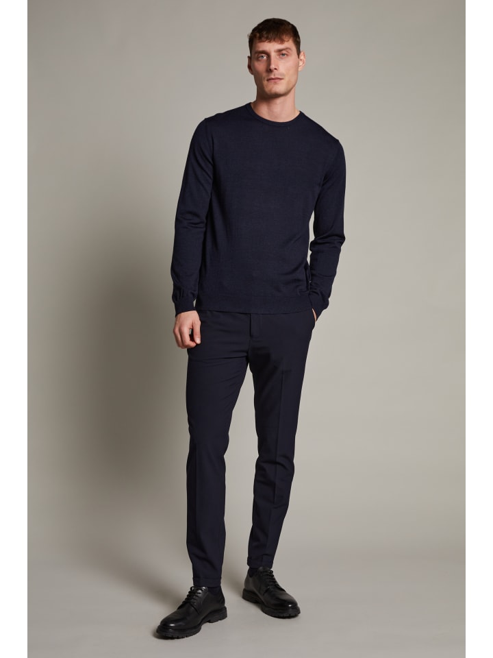 Strickpullover Margrate Gerade Passform in Dark Navy