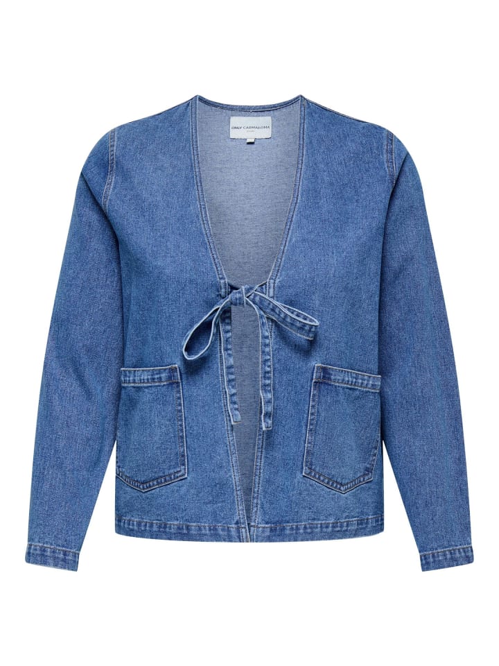 Jeansjacke in Medium Blue Denim