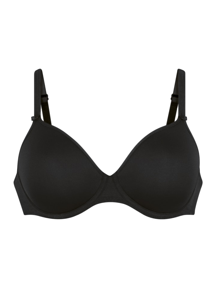 Schalen-BH mit Spacer Cup Selma Pure in Schwarz