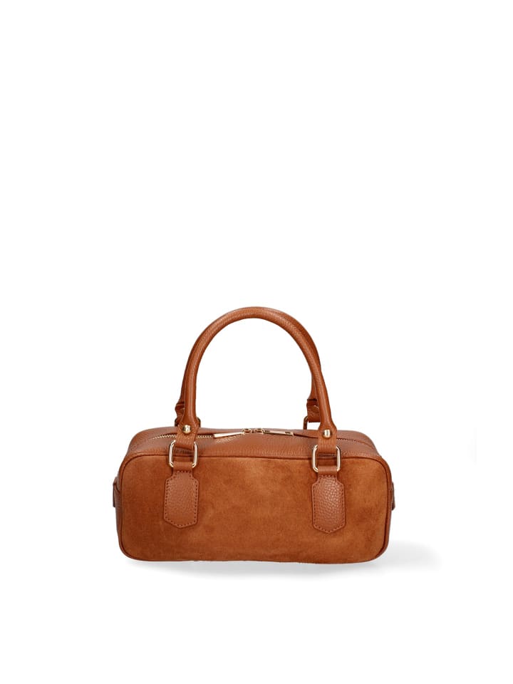 Handtasche in DARK COGNAC