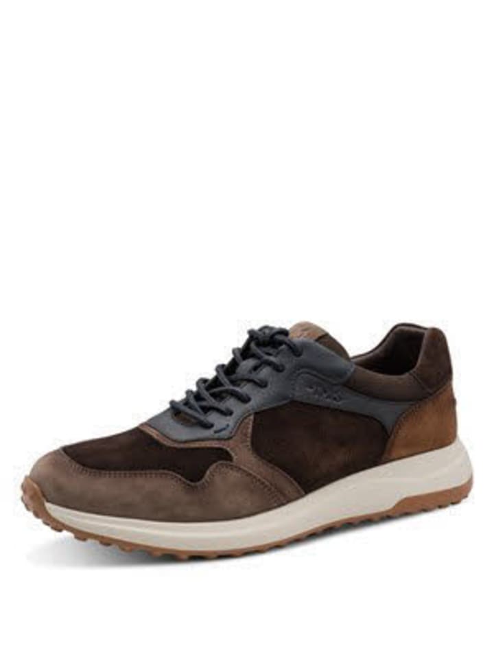 Sportlicher Schnürschuh in braun