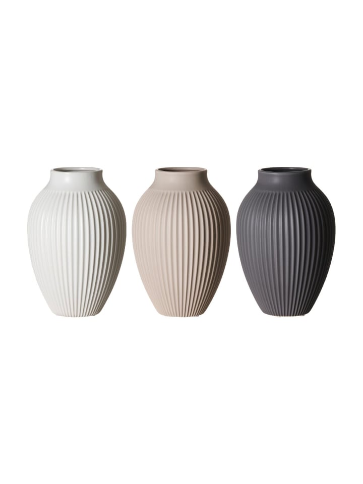 3er Set Vasen Alsta in 23 cm in bunt