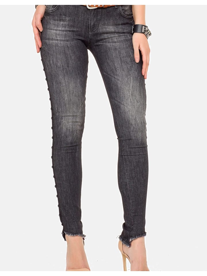 Jeans in schwarz
