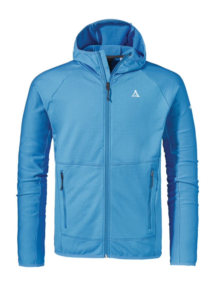 Fleecejacke "Fleece Hoody Style Cascata MNS" in shift blue