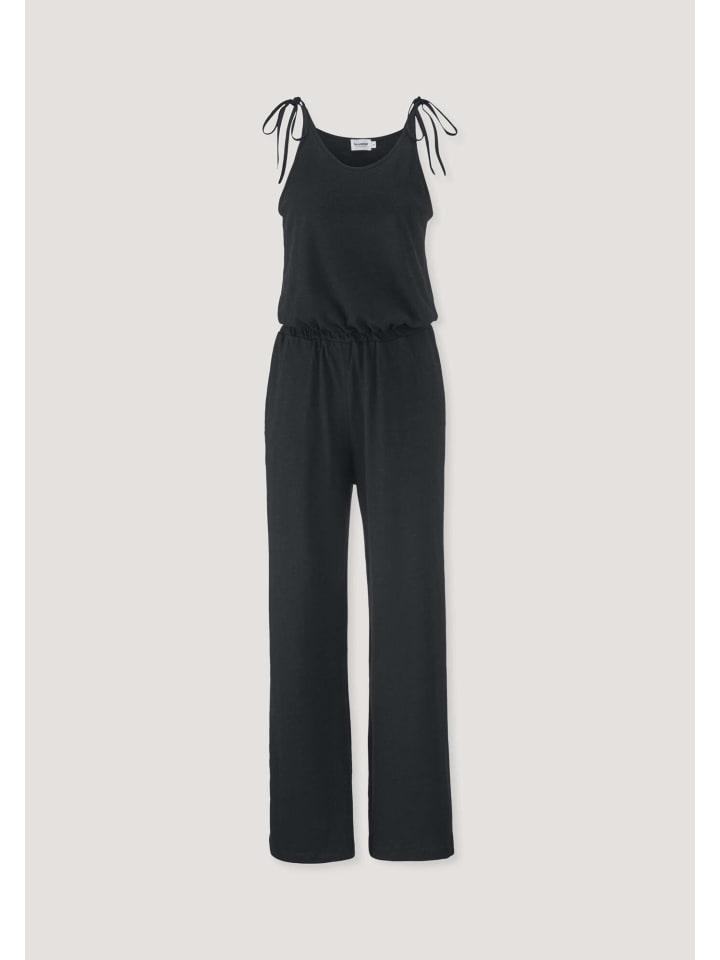 Jersey Jumpsuit Relaxed in schwarz