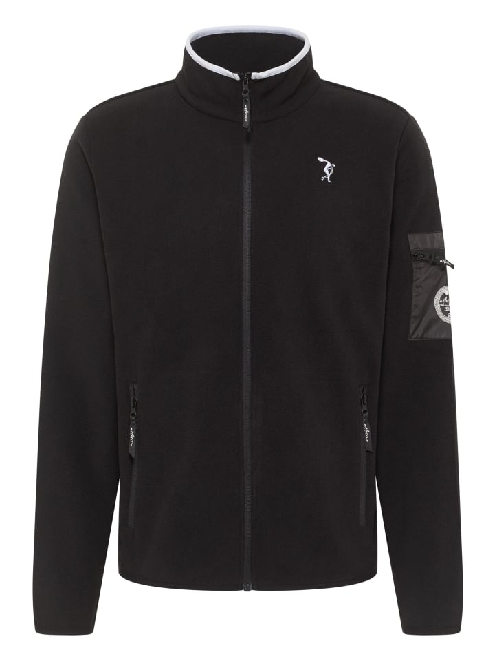 Sweatjacke Drescher in Schwarz