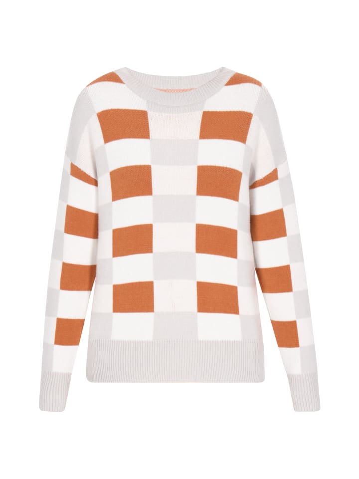 Women Sweater in Grey Multicolor