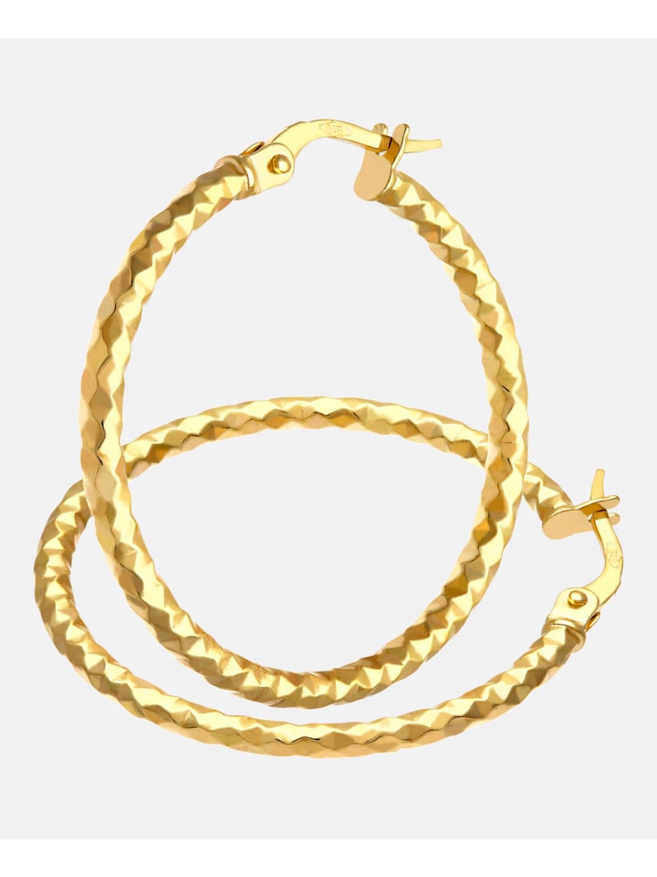Creolen aus 375 Gelbgold
