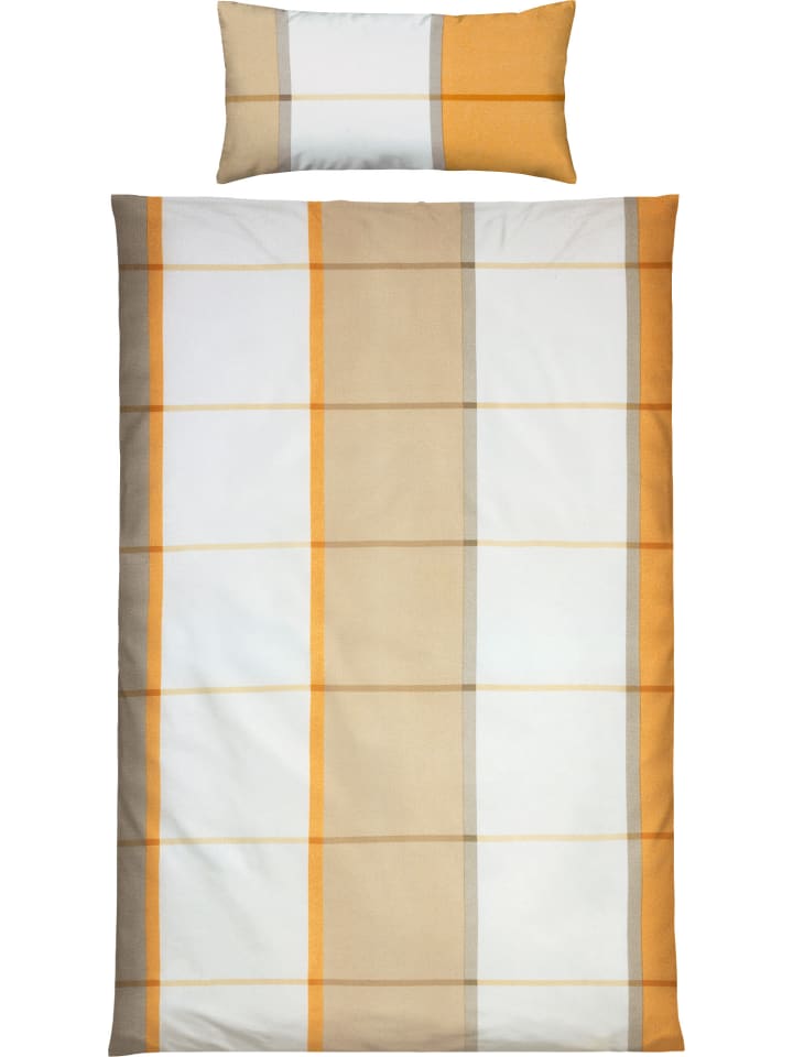 Weichfrottier Bettwäsche in orange