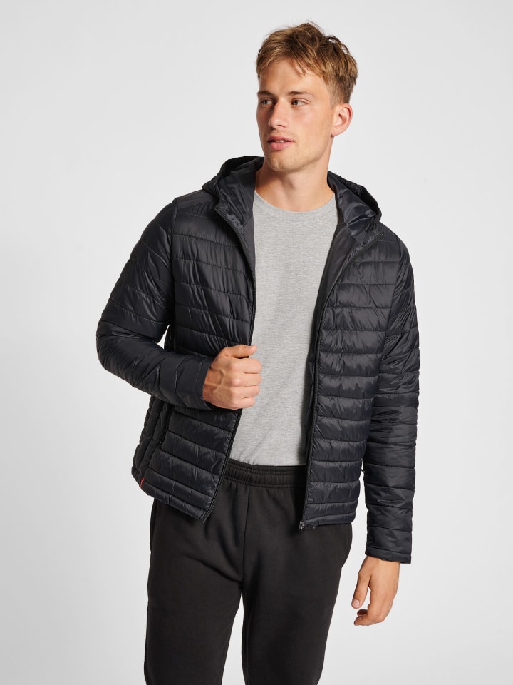Reißverschluss Jacke Hmlred Herren in BLACK