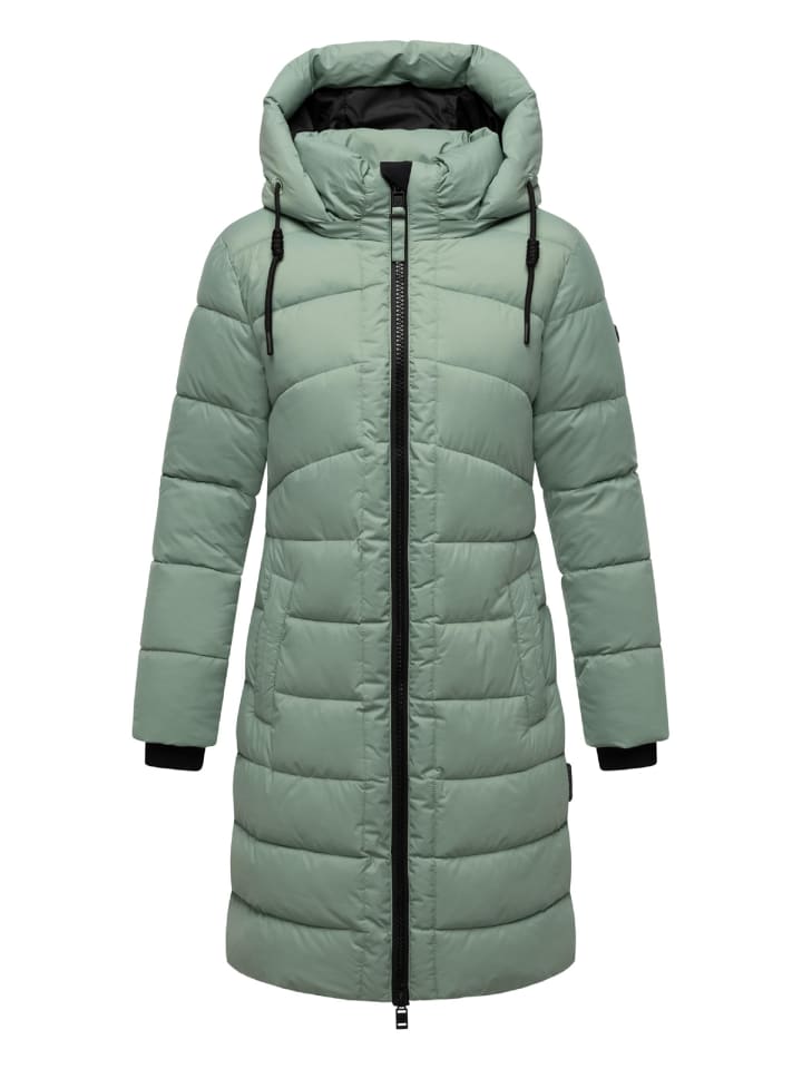 Steppmantel Kaltnäschen 16 in Smokey Mint