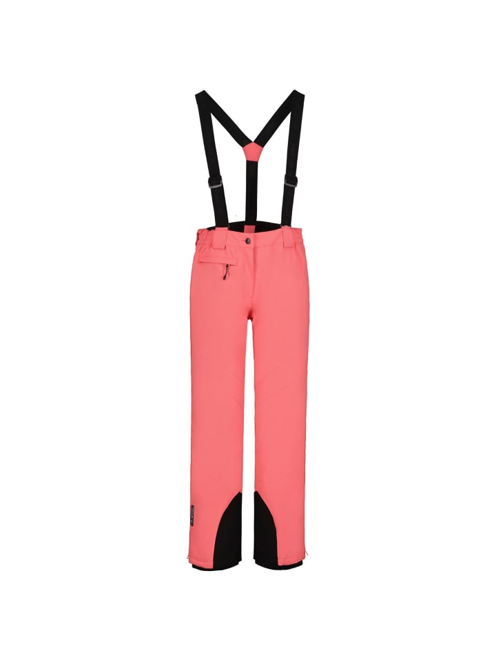 Skihose mit verstellbaren Trägern Wasserdicht in rosa