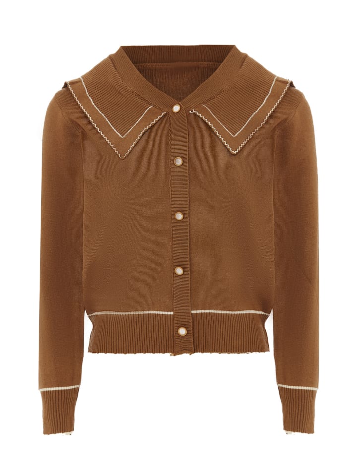 Women Cardigan in Coffee