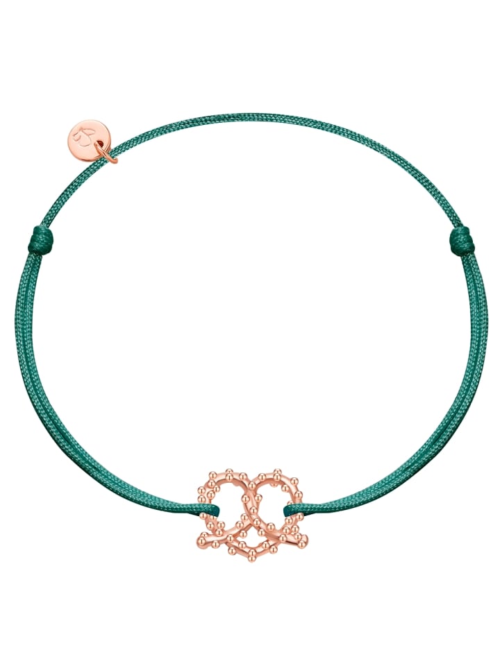 Armband Herz-Breze aus Sterling Silber in roségold