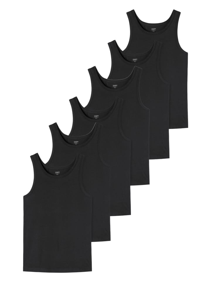 Unterhemd / Tanktop Basic in Schwarz
