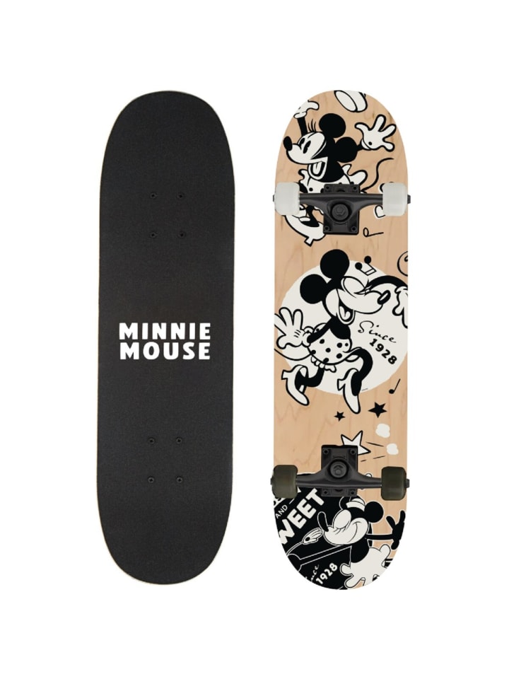 Skateboard Perfekt für Gehwege & Parks 79x20x12 cm in Schwarz