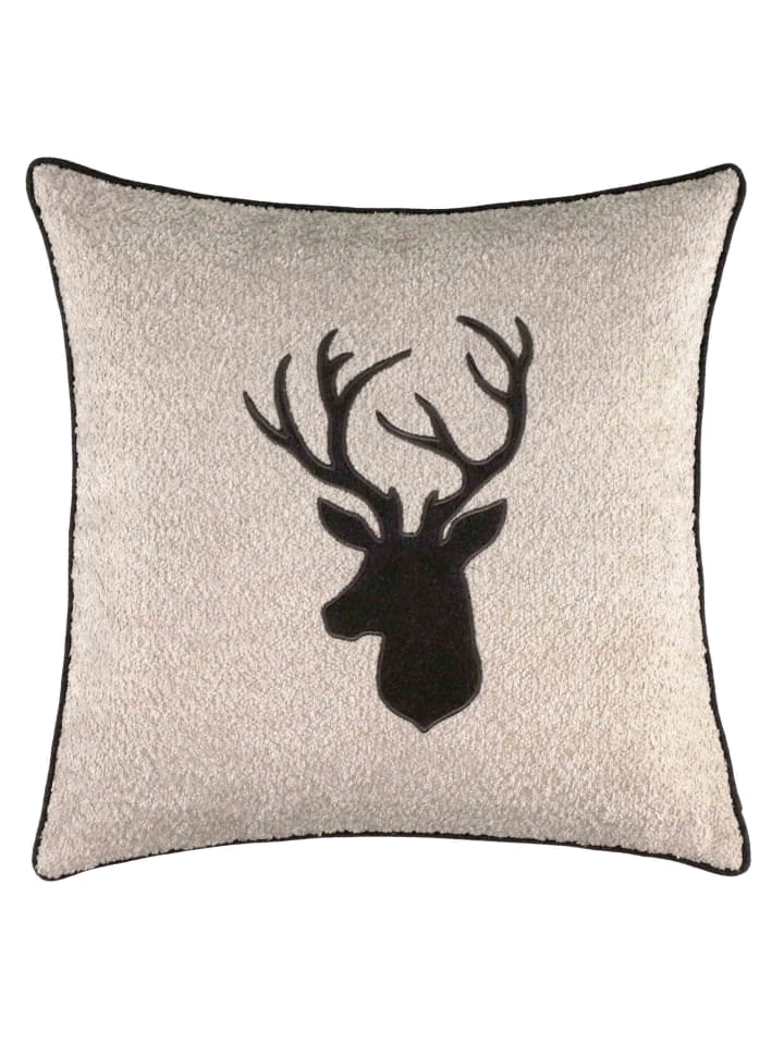 Zierkissenhülle BOUCLÈ DEER in Sand