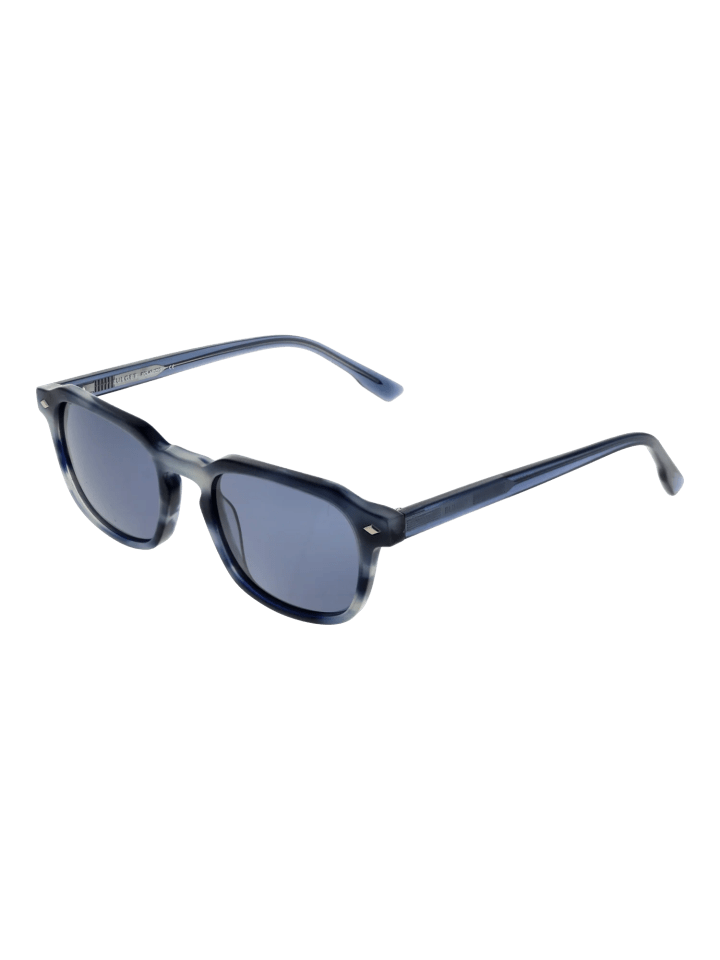 Männer Sonnenbrille Oval Blau